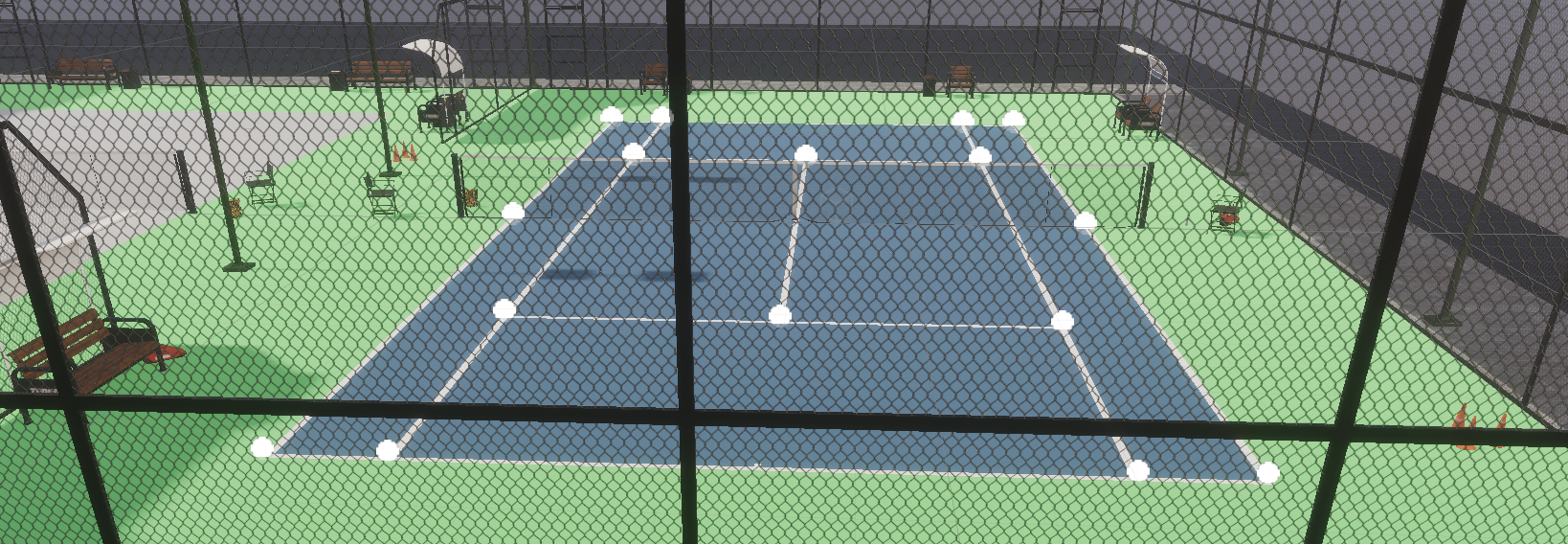 Tennis court line detector: Part 1, synthetic data generation